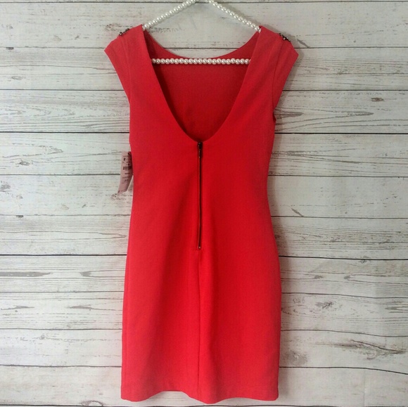 NWT {Zara} Salmon pink Dress - Picture 2 of 6